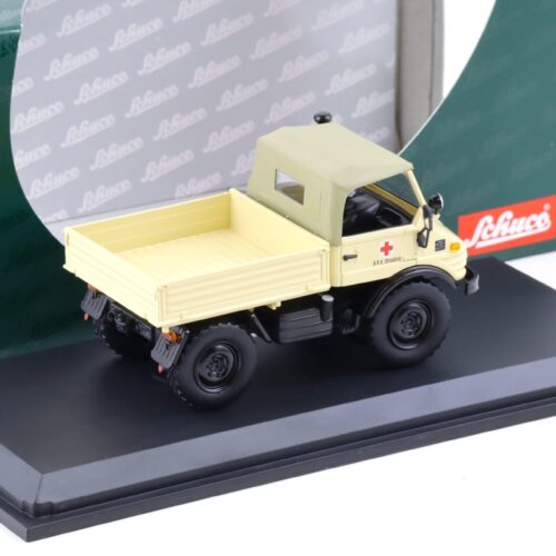 1:43 Schuco Mercedes Unimog 406 BRK Straubing beige