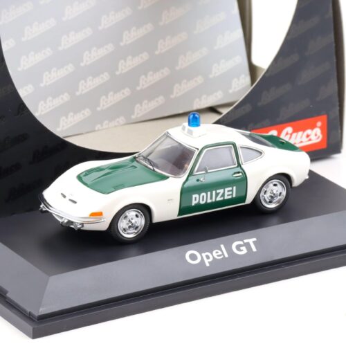 1:43 Schuco Opel GT POLIZEI white/ green 02317