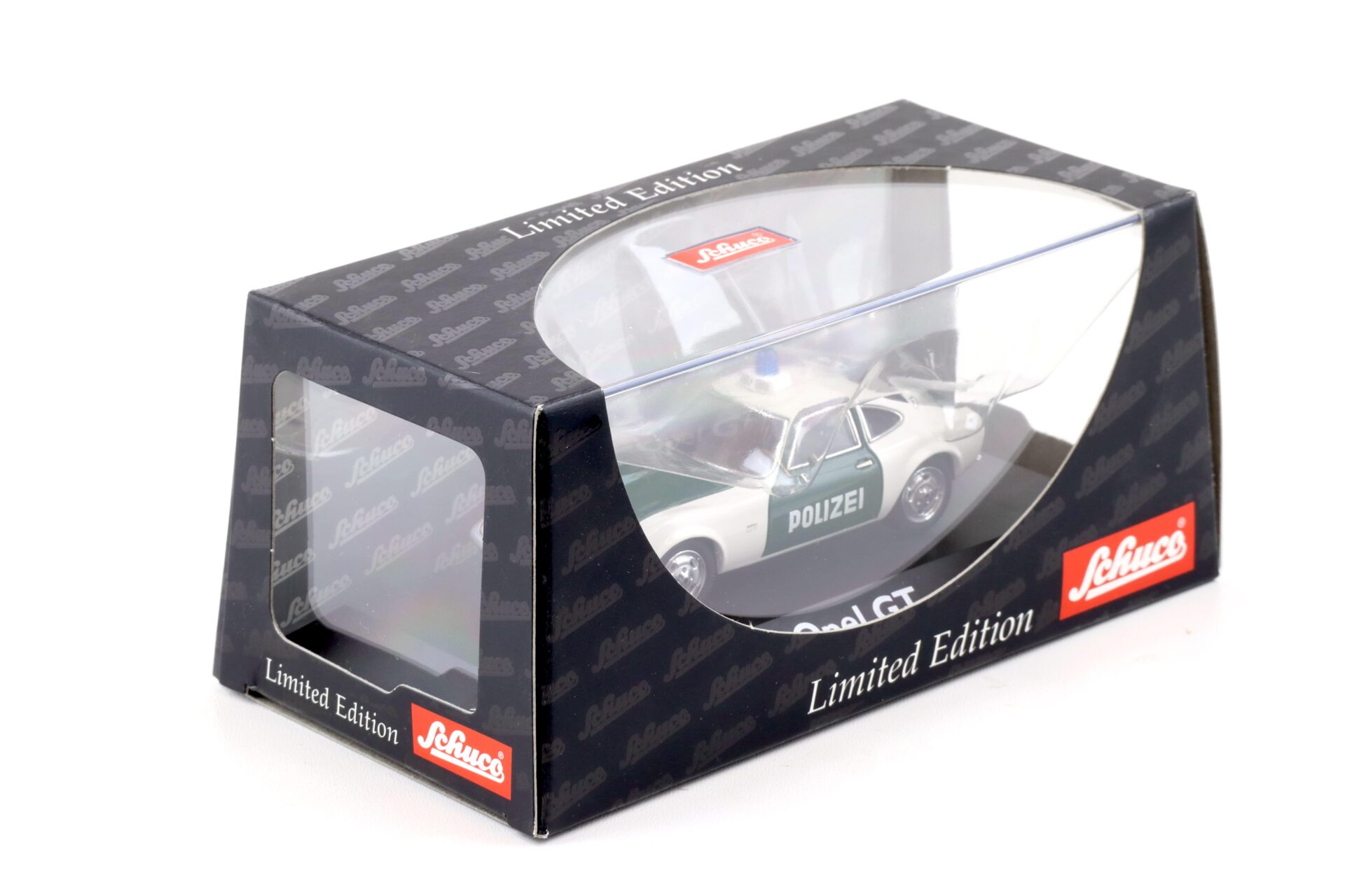 1:43 Schuco Opel GT POLIZEI white/ green 02317
