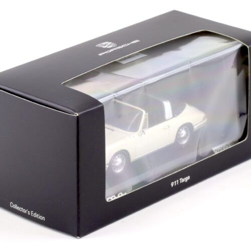 1:43 Spark Porsche 911 Targa F-Modell light ivory 60 Years 911 DEALER VERSION