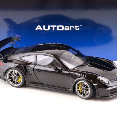 1:18 AUTOart Porsche 911 (991) GT3 RS Gloss black/ grey wheel 78164