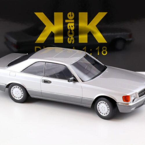 1:18 KK-Scale Mercedes 560 SEC C126 Coupe 1985 silver metallic
