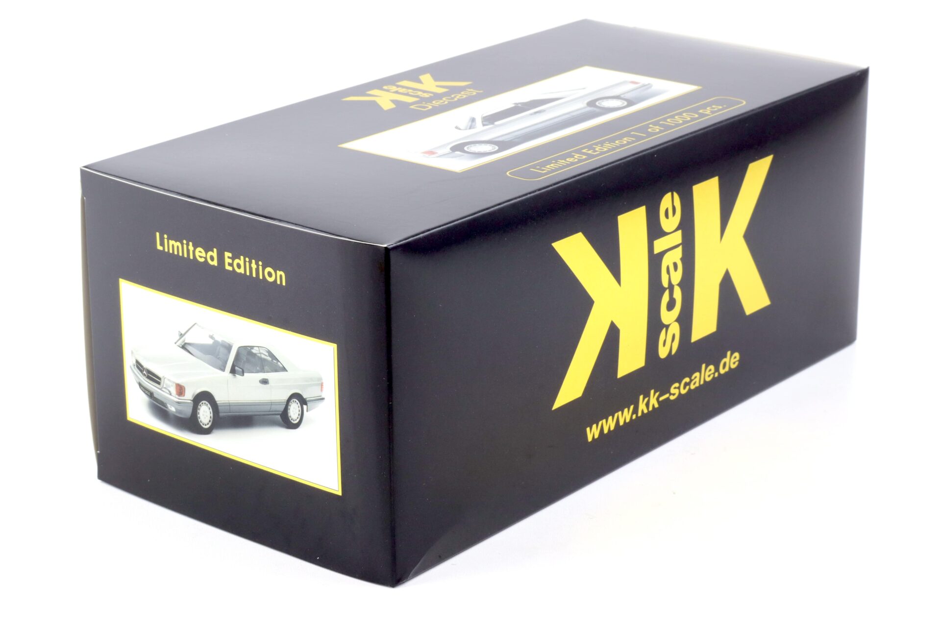 1:18 KK-Scale Mercedes 560 SEC C126 Coupe 1985 silver metallic