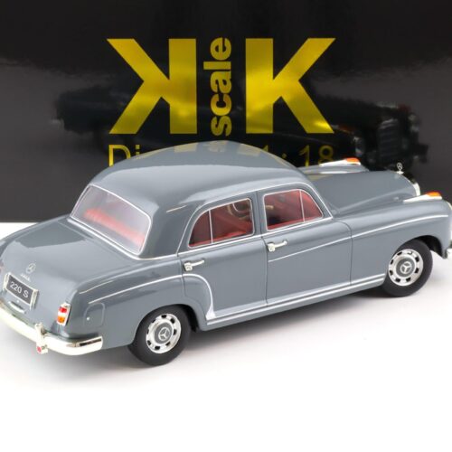 1:18 KK-Scale Mercedes 220 S Limousine light grey 1956