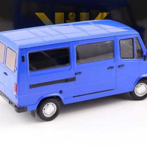 1:18 KK-Scale Mercedes 208D Bus Van Kastenwagen blue