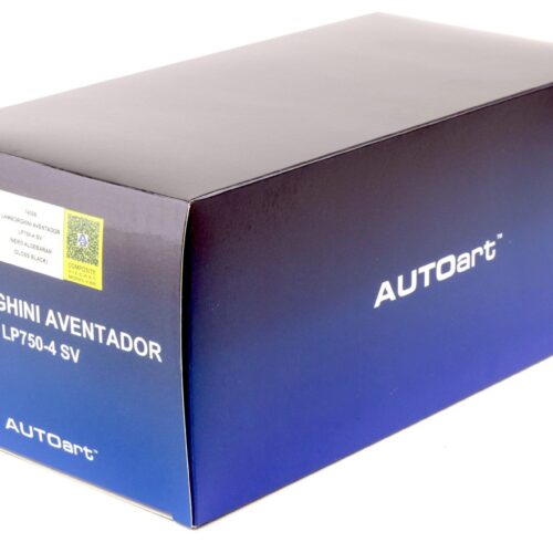 1:18 AUTOart Lamborghini Aventador LP750-4 SV Nero Aldebaran/ Gloss black 74556