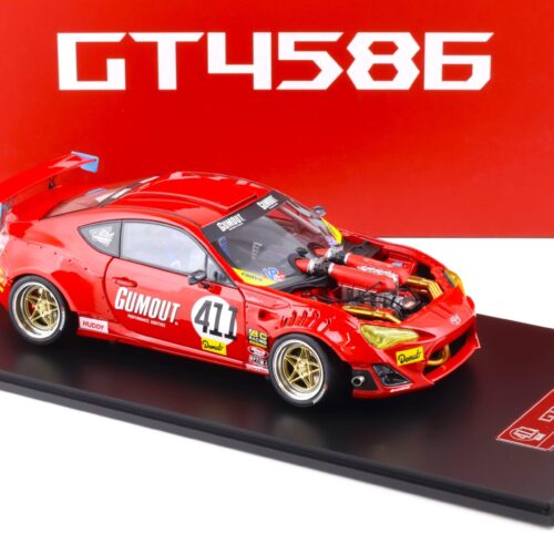 1:18 Gumout 411 Donut Toyota GT86 Super Modificato Toyota GT4586 Ferrari engine Diecast