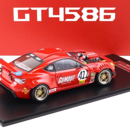 1:18 Gumout 411 Donut Toyota GT86 Super Modificato Toyota GT4586 Ferrari engine Diecast