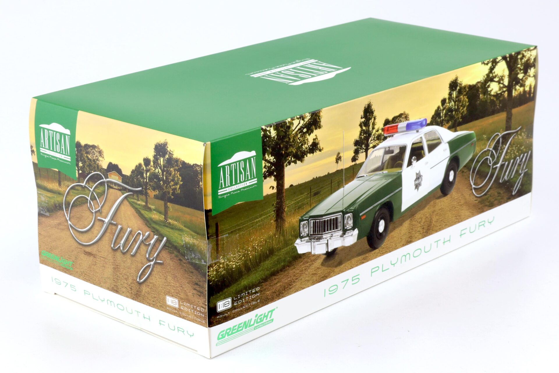 1:18 Greenlight 1975 Plymouth Fury Capitol City Police green/ white