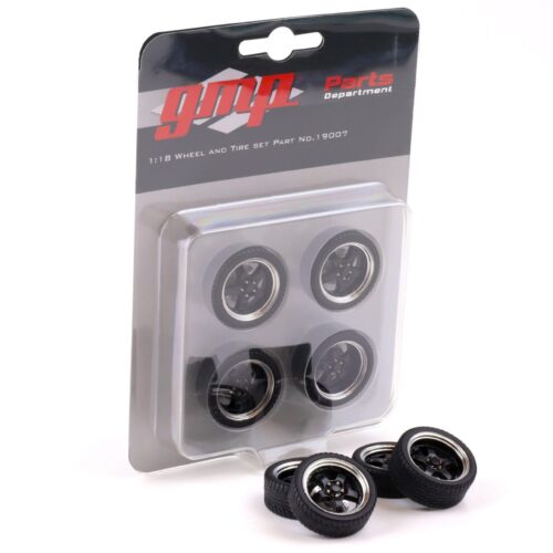 1:18 GMP Pro Touring 5-Spoke Wheel and Tire Set Radsatz Räder Set 4 pcs. 19007