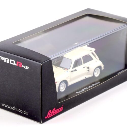1:43 Schuco PRO.R43 Renault R5 Maxi Turbo 1985 pearl white