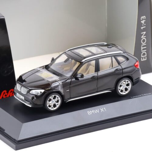 1:43 Schuco BMW X1 E84 SUV Saphir black metallic