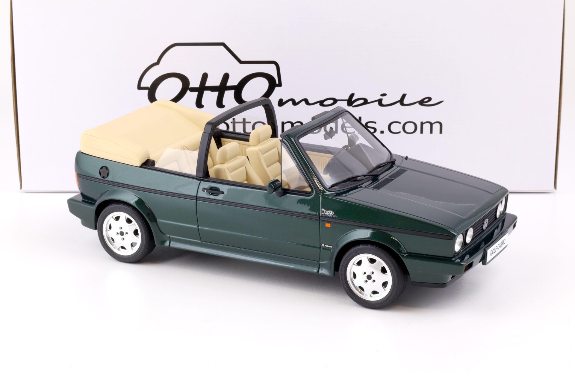1:12 OTTO mobile G036 VW Golf 1 MK1 Cabriolet Classic Line 1992 green