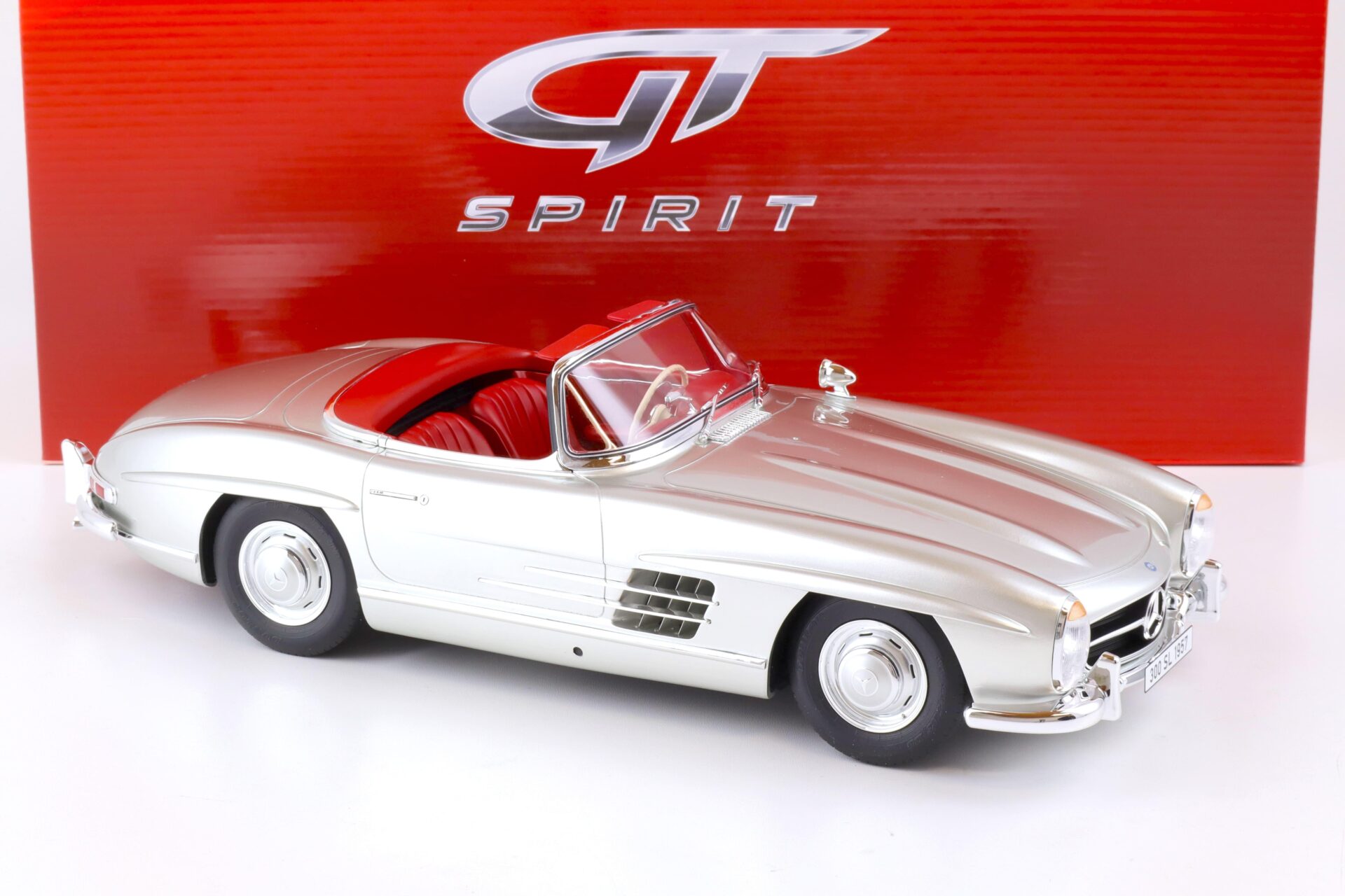 1:12 GT Spirit GT720 Mercedes 300SL Roadster 1957 silver/ red