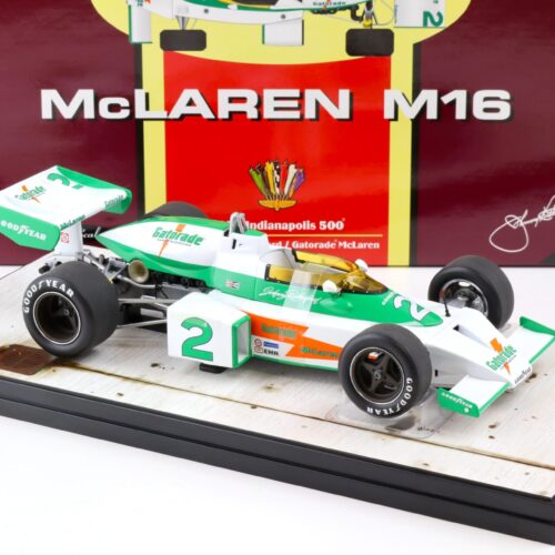 1:18 Carousel1 McLaren M16 Indianapolis 500 #2 Rutherford/ Mclaren 1975