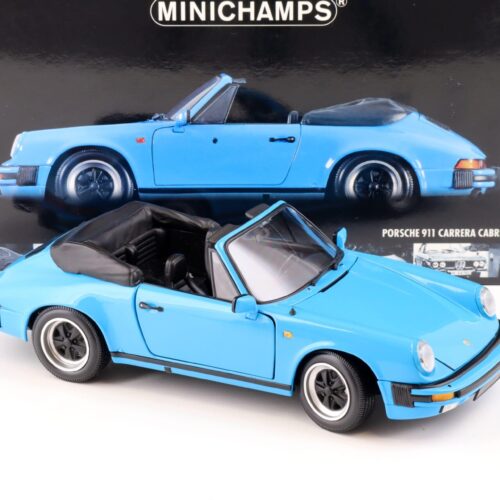 1:18 Minichamps Porsche 911 Carrera Cabriolet 1983 blue