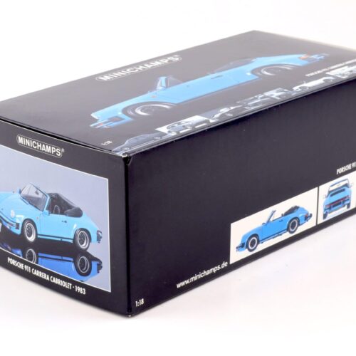 1:18 Minichamps Porsche 911 Carrera Cabriolet 1983 blue