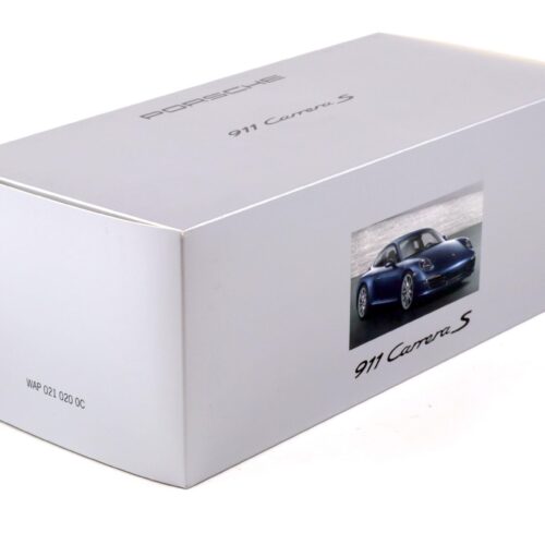 1:18 Minichamps Porsche 911 (991) Carrera S Coupe blue metallic DEALER VERSION - Image 5