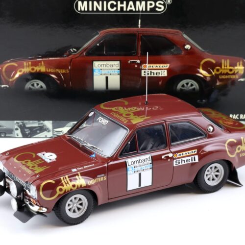 1:18 Minichamps Ford Escort I RS 1600 RAC Rally 1974 Winners Makinen/ Liddon #1