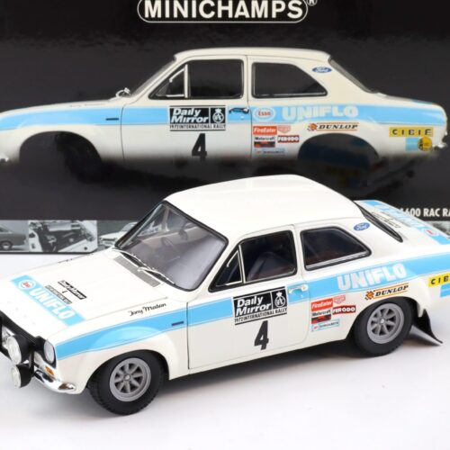 1:18 Minichamps Ford Escort I RS 1600 RAC Rally 1972 Winners Clark/ Mason #4