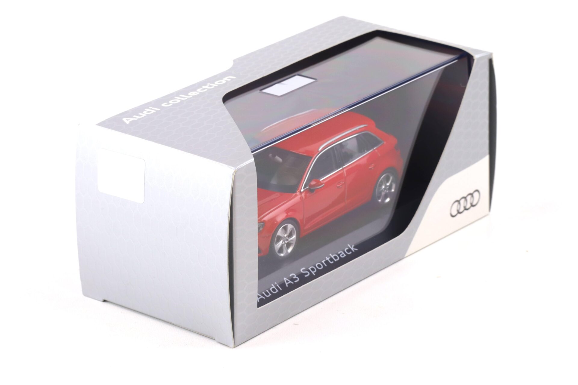 1:43 Schuco Audi A3 Sportback Misano red 2012 DEALER VERSION