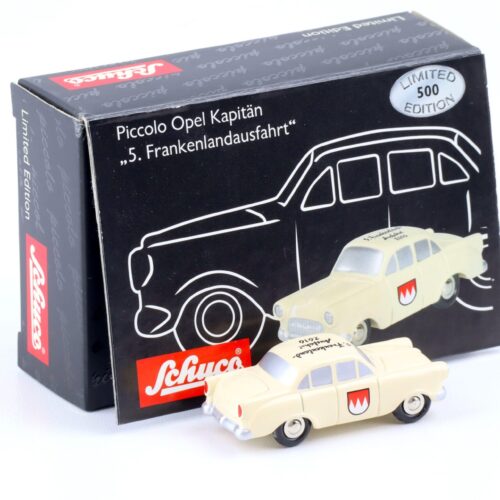Schuco Piccolo Opel Kapitän Limousine white 5. Frankenlandausfahrt