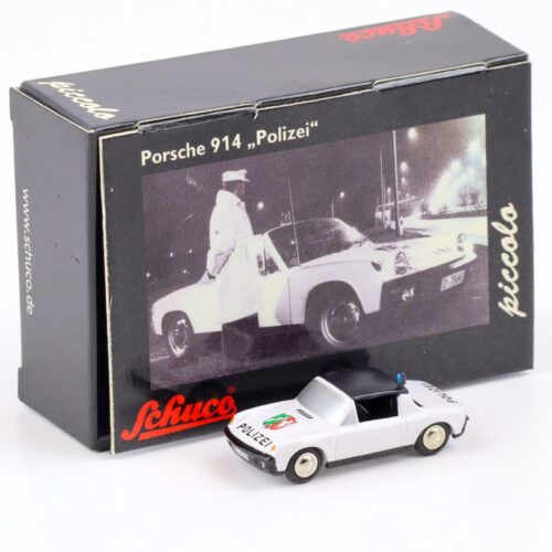 Schuco Piccolo VW Porsche 914 Polizei white
