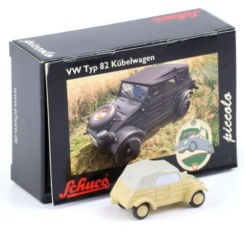Schuco Piccolo VW Typ 82 Kübelwagen Internationales Veteranen Treffen beige