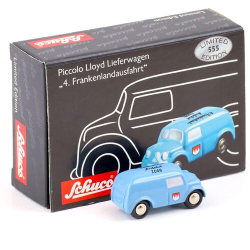 Schuco Piccolo Lloyd Lieferwagen Kasten 4. Frankenlandausfahrt blue