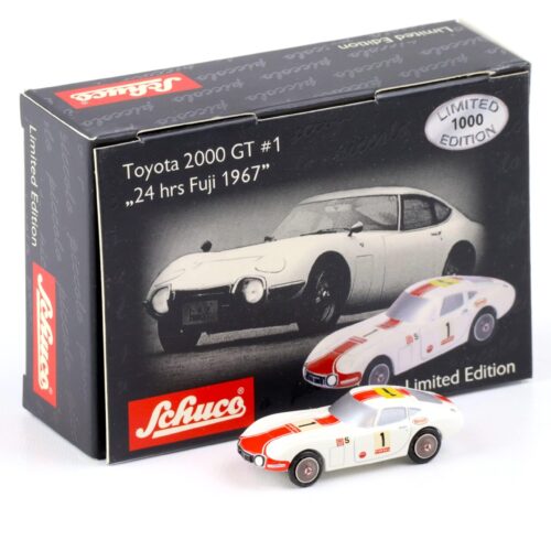 Schuco Piccolo Toyota 2000 GT Coupe #1 white/ red 24 hrs Fuji 1967