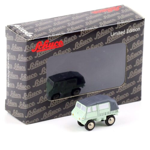 Schuco Piccolo Steyr-Puch Haflinger closed Top light green