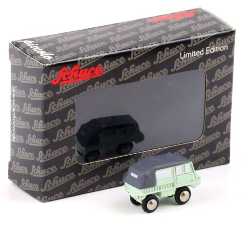Schuco Piccolo Steyr-Puch Haflinger closed Top light green
