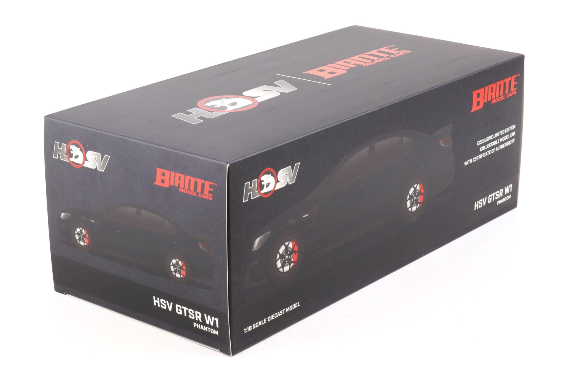 1:18 BIANTE Holden HSV GTSR W1 Phantom Limousine black metallic 2017