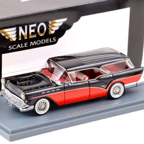 1:43 NEO Buick Century Caballero Estate black/ red 1958