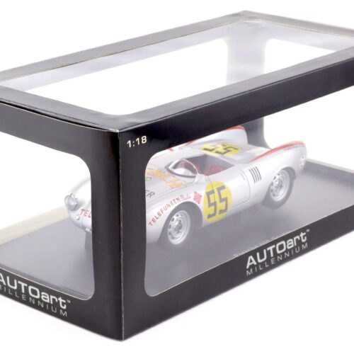 1:18 AUTOart Porsche 550 Spyder Panamericana 1954 silver #55