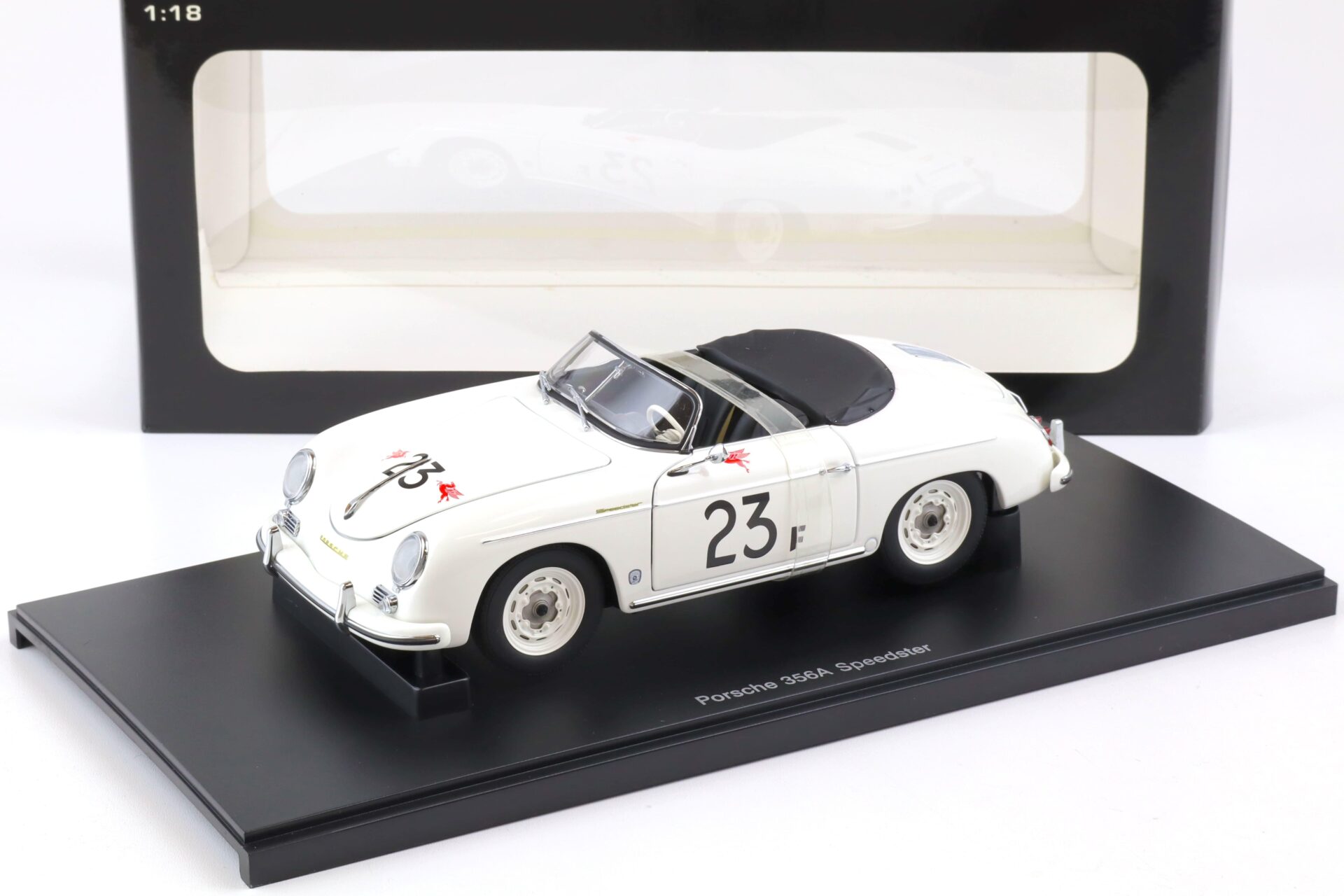 1:18 AUTOart Porsche 356A Speedster white #23F James Dean