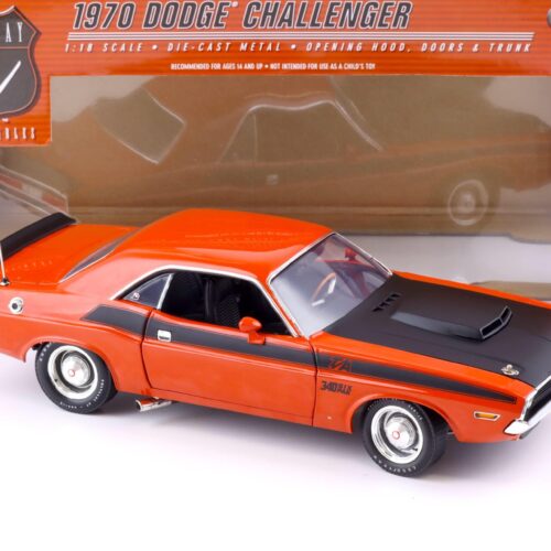 1:18 Highway61 Dodge Challenger T/A 340 Six Pak Coupe 1970 orange metallic