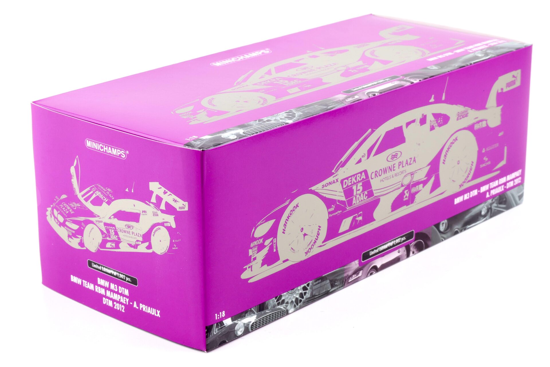 1:18 Minichamps BMW M3 E92 DTM BMW Team RBM Mampaey A.Priaulx DTM 2012