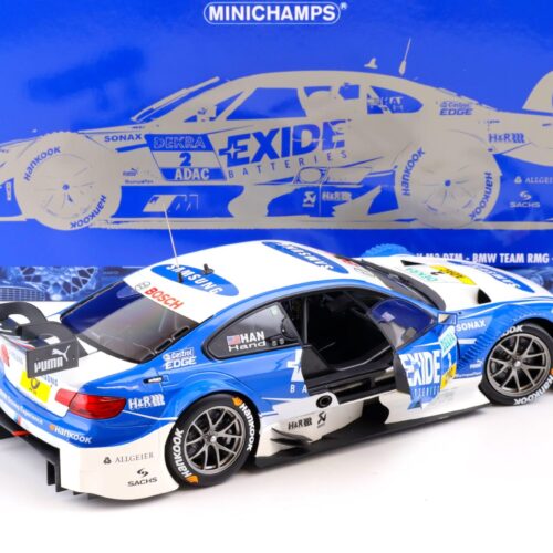 1:18 Minichamps BMW M3 E92 DTM BMW Team RMG J.Hand DTM 2012 Exide #2