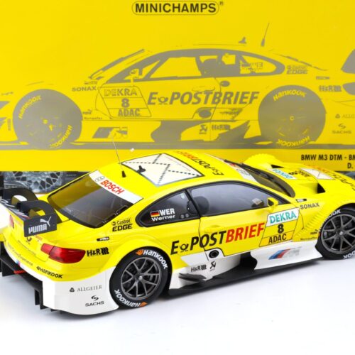 1:18 Minichamps BMW M3 E92 DTM BMW Team Schnitzer D.Werner DTM 2012 Post #8