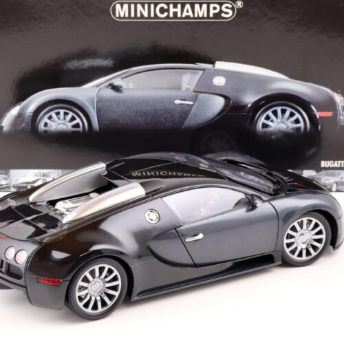 1:18 Minichamps Bugatti Veyron 2009 black metallic/ grey metallic
