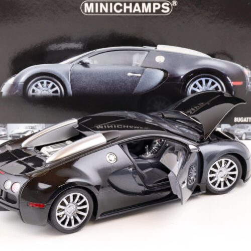 1:18 Minichamps Bugatti Veyron 2009 black metallic/ grey metallic
