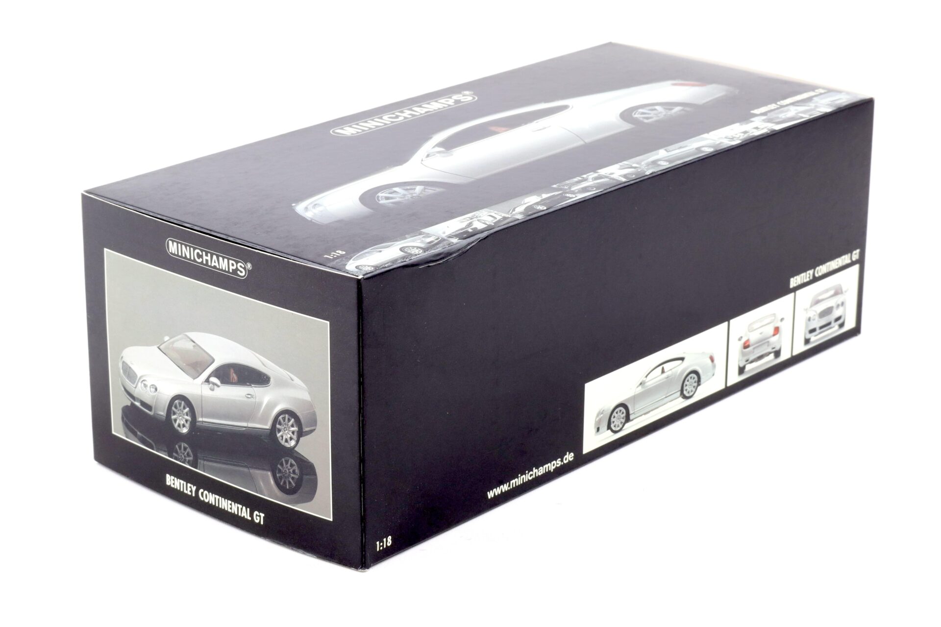 1:18 Minichamps Bentley Continental GT Coupe 2006 silver metallic