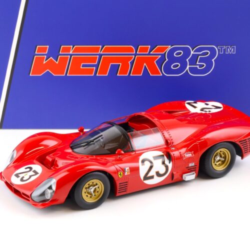 1:18 WERK83 Ferrari 330 P3 Spyder Winner 24h Daytona 1967 Bandini/ Amon #23 red
