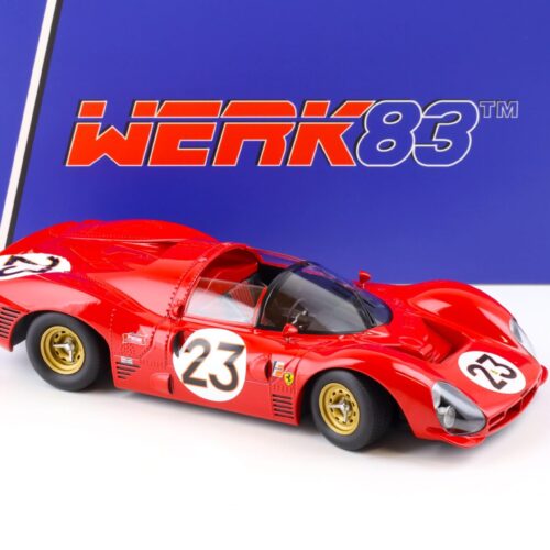 1:18 WERK83 Ferrari 330 P3 Spyder Winner 24h Daytona 1967 Bandini/ Amon #23 red