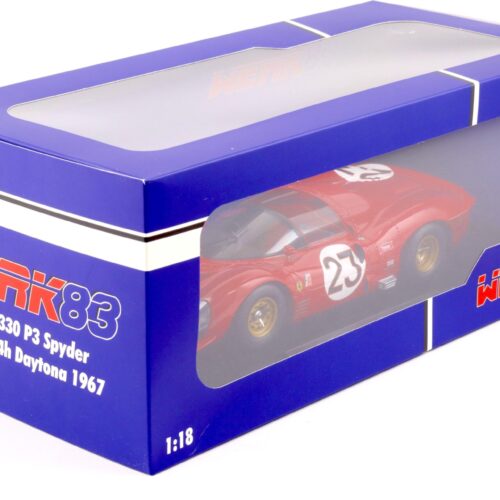 1:18 WERK83 Ferrari 330 P3 Spyder Winner 24h Daytona 1967 Bandini/ Amon #23 red