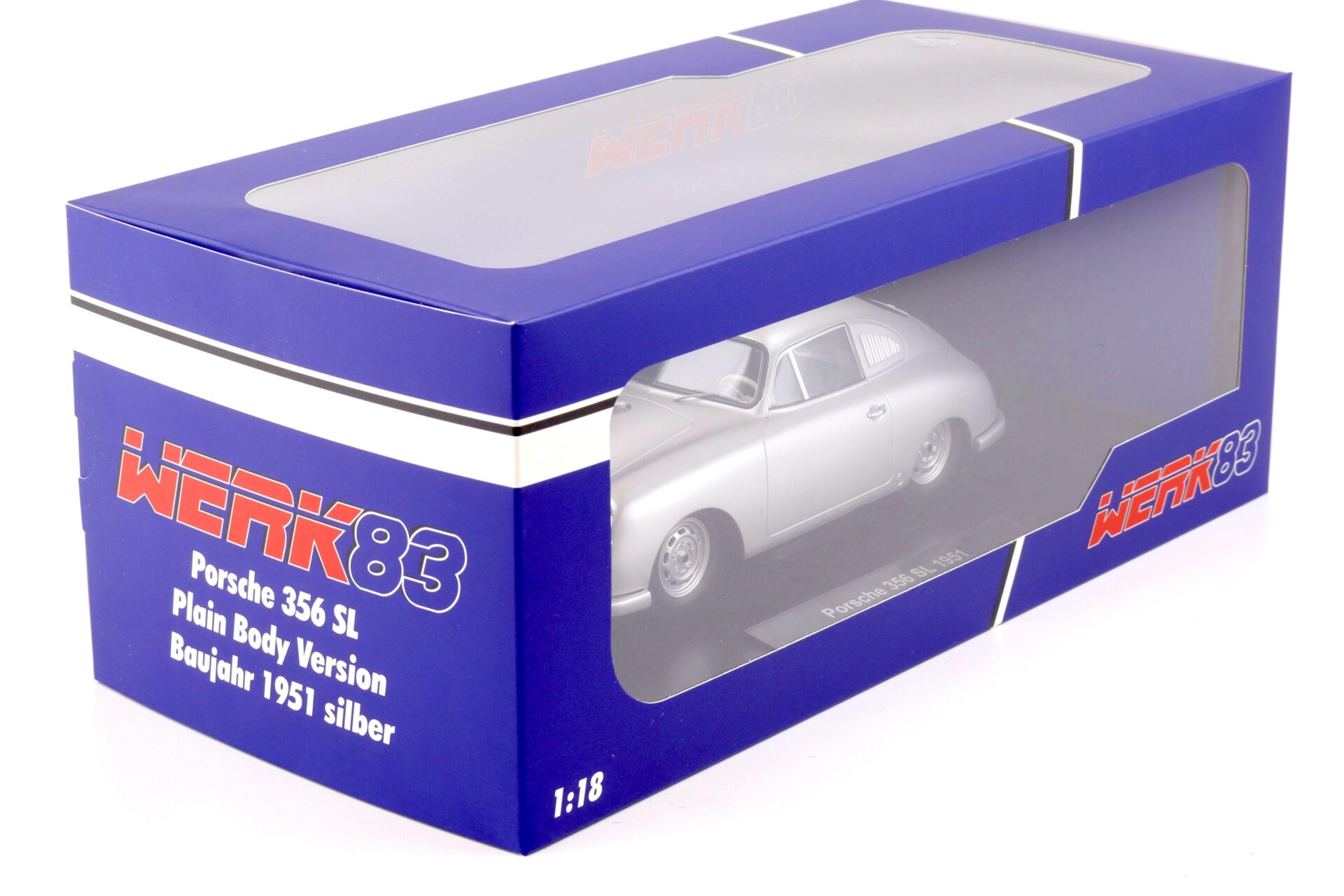 1:18 WERK83 Porsche 356 SL Coupe Palin Body Version 1951 silver