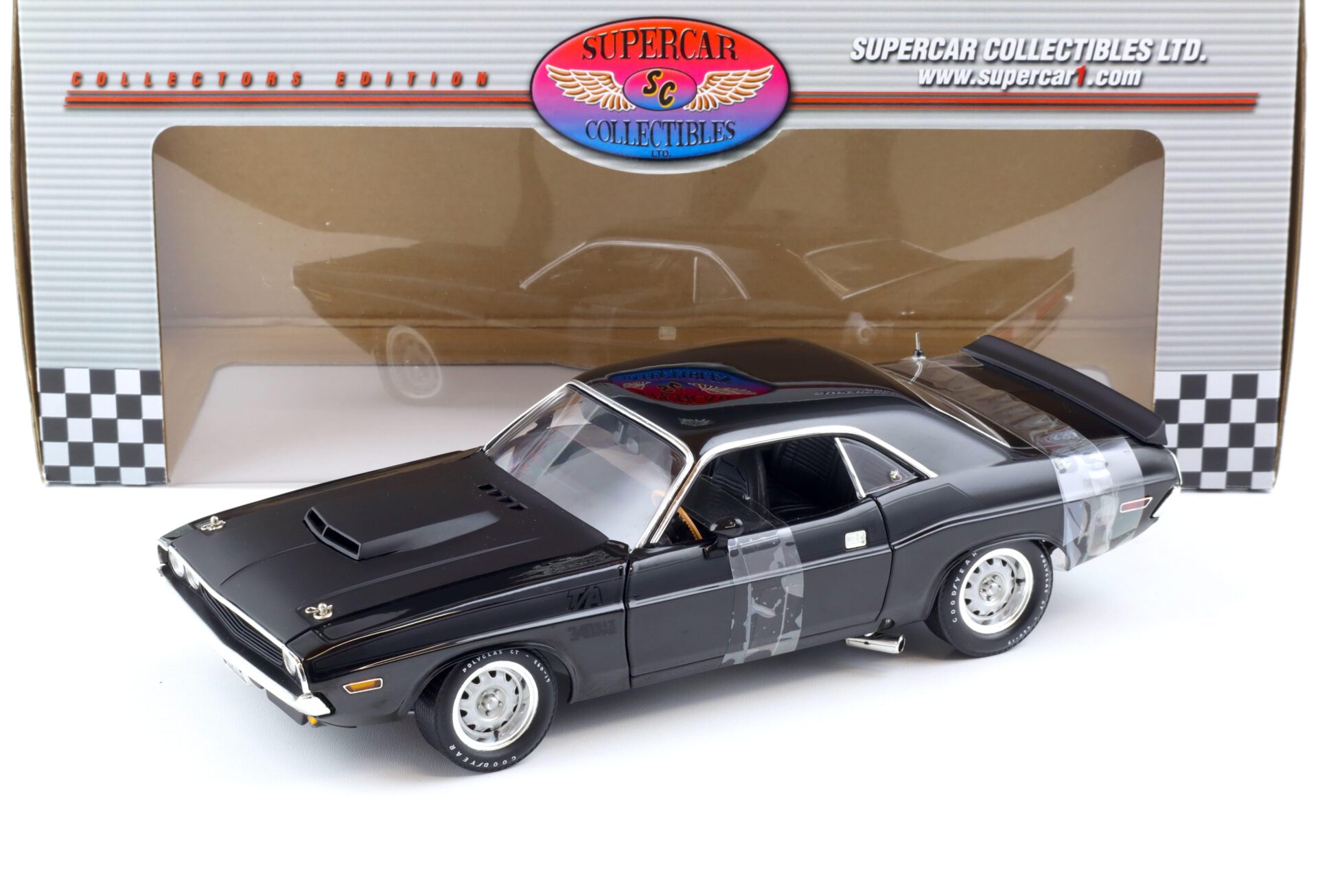 1:18 Highway61 Supercar 1970 Dodge Challenger T/A Coupe black 50239