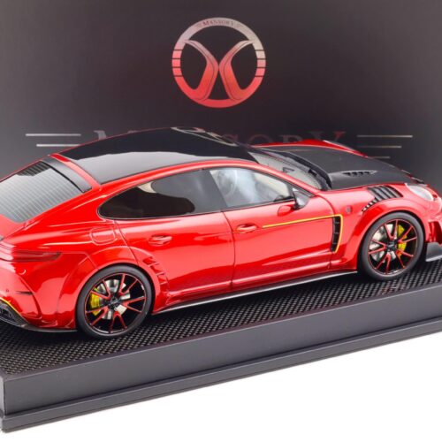 1:18 Motorhelix Porsche Panamera Mansory 2019 metallic red/ Carbon MY18-PAMR