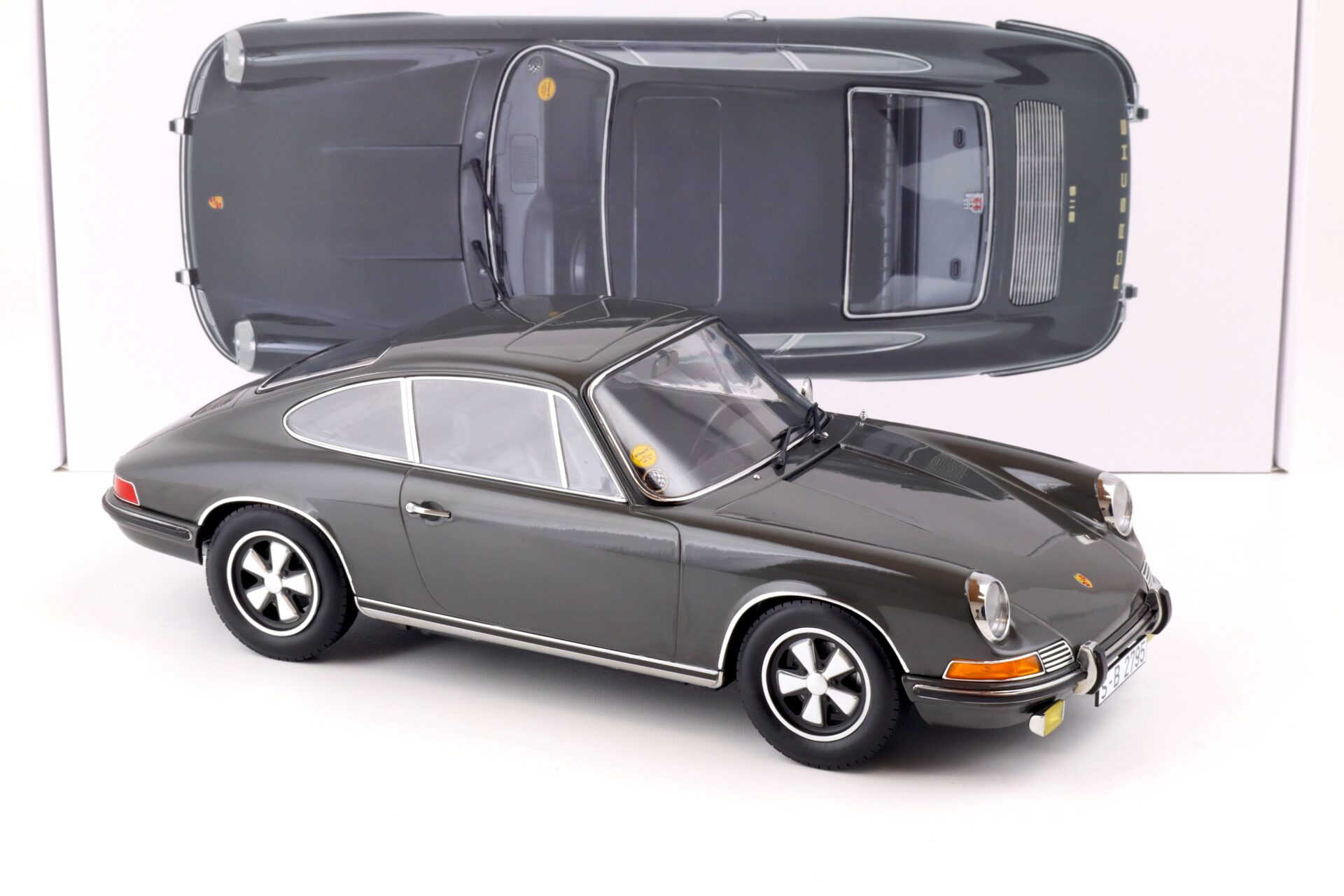 1:12 Norev Porsche 911 S Coupe 1970 Slate grey Steve McQueen 127513
